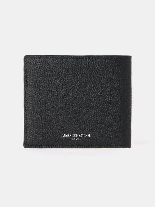 The Billfold Wallet - Black Madras Grain