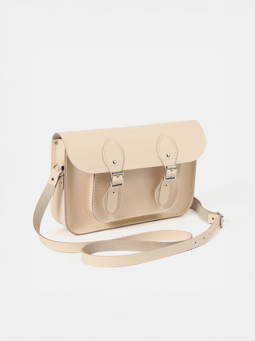 The 11 Inch Satchel - Chalk