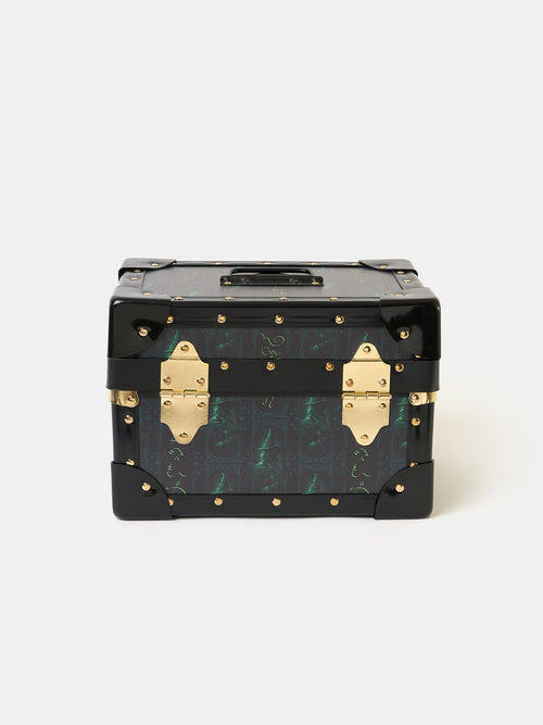 The Mini Trunk - Black with Elphaba Repeat Print