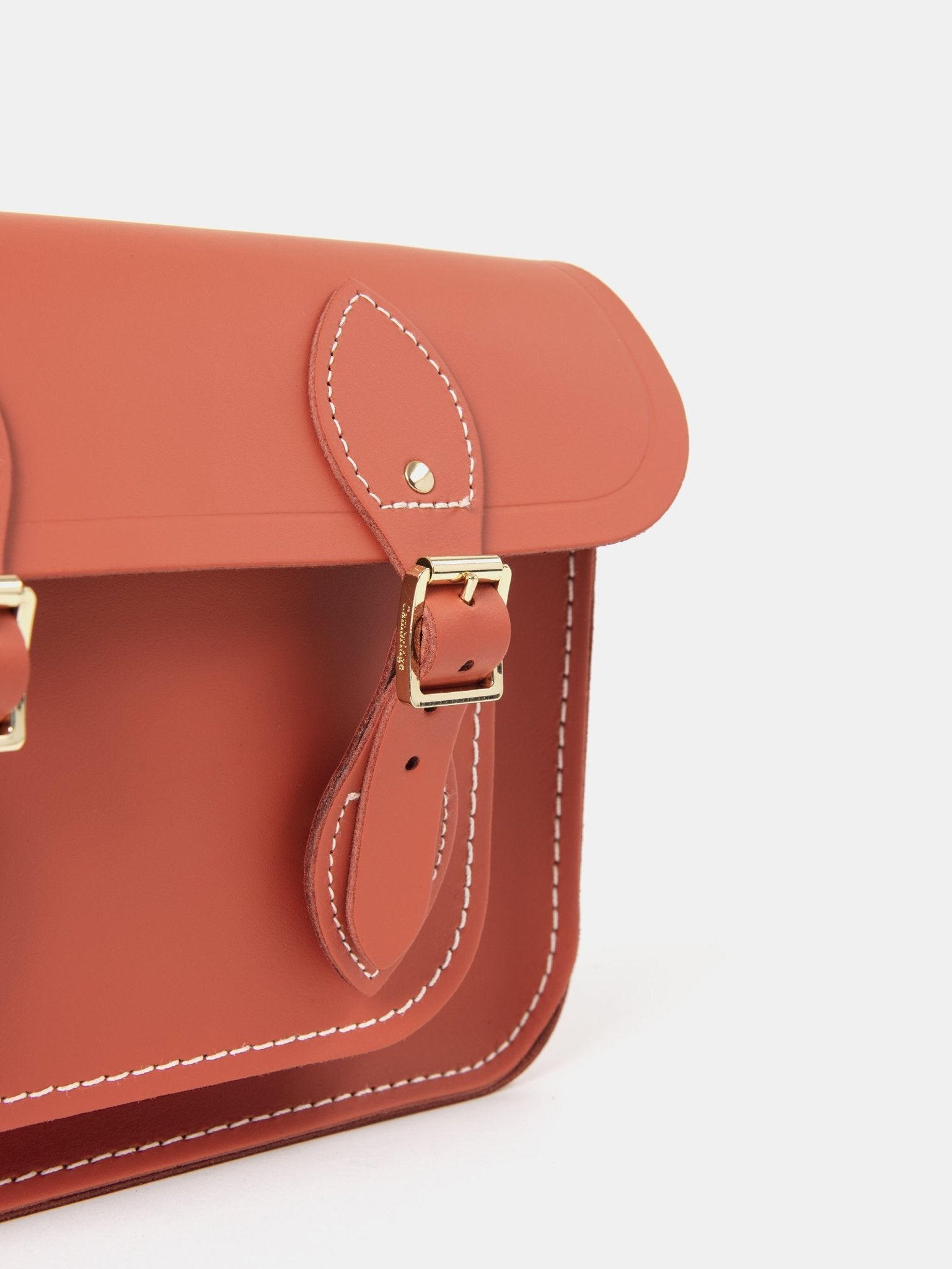 The 11 Inch Satchel - Burning Ember Matte with Contrast Stitch - The Cambridge Satchel Company UK Store