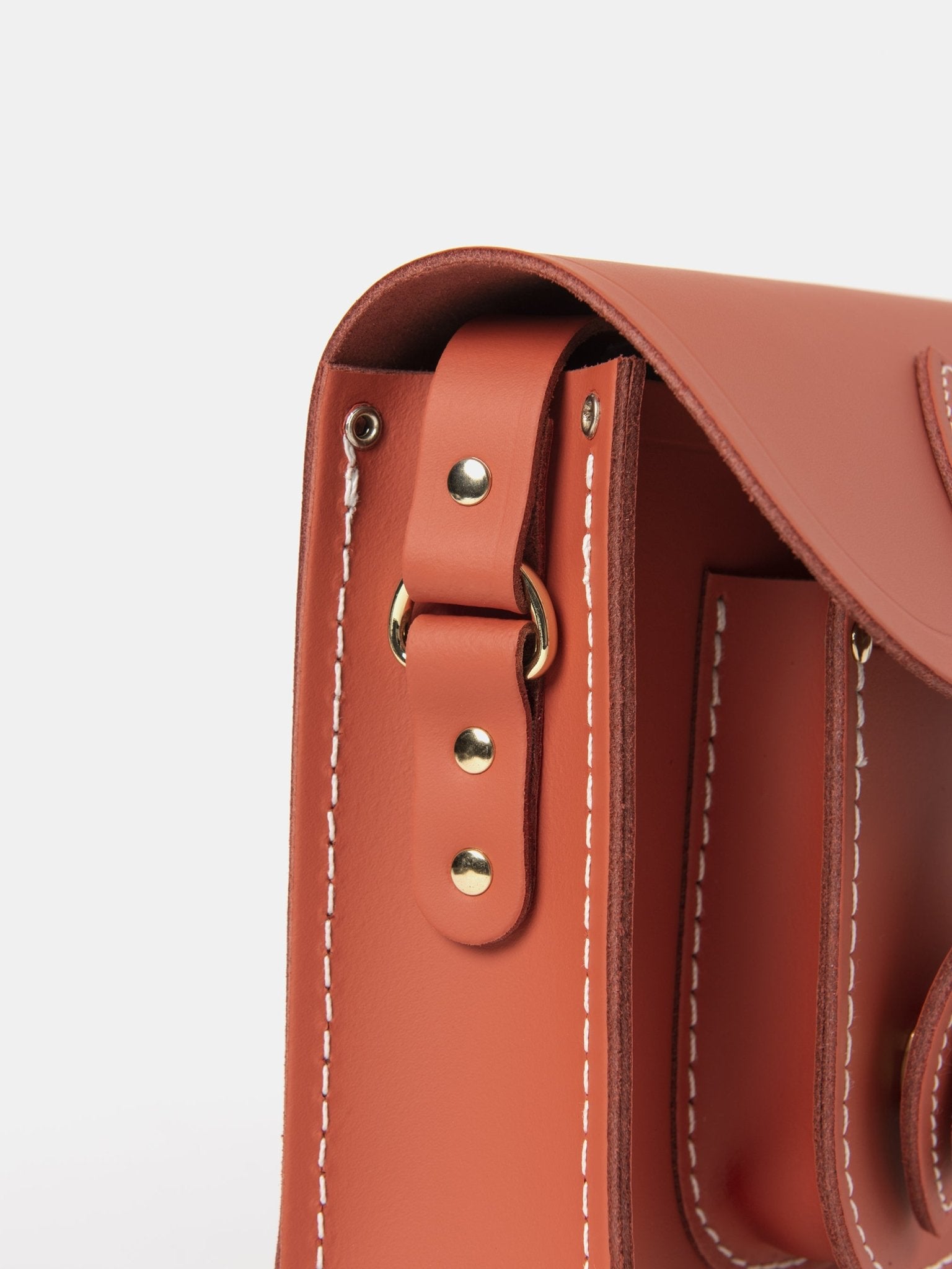 The 11 Inch Satchel - Burning Ember Matte with Contrast Stitch - The Cambridge Satchel Company UK Store