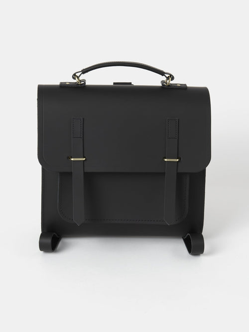 The Messenger Backpack - Black Matte